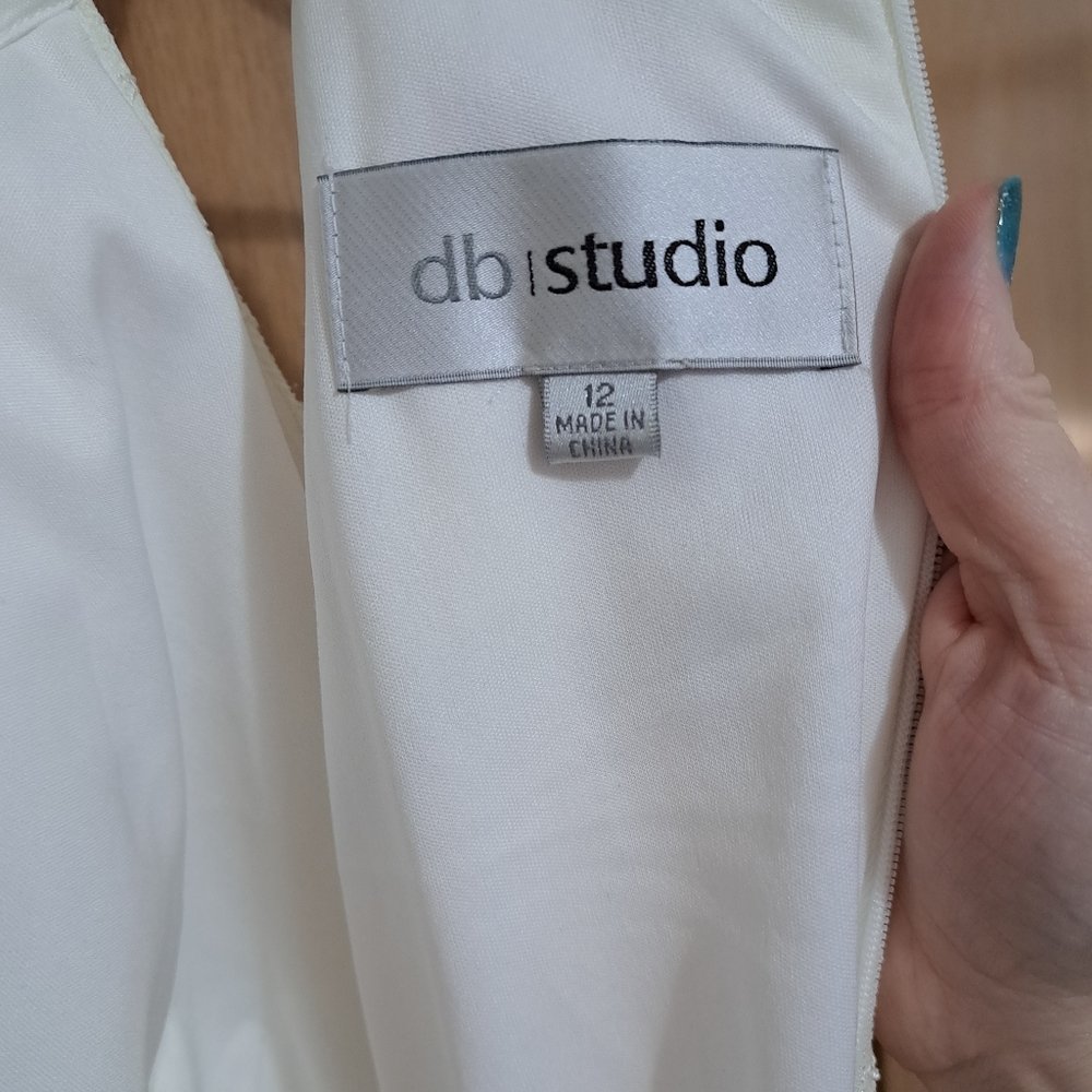David's Bridal DB Studio Dress Size 12 - Picture 10 of 15